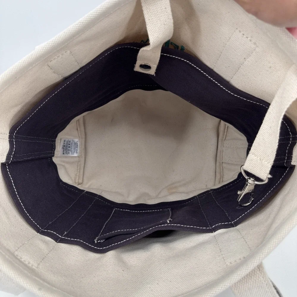 Lands End Girls Who Invest Canvas Medium‎ Tote